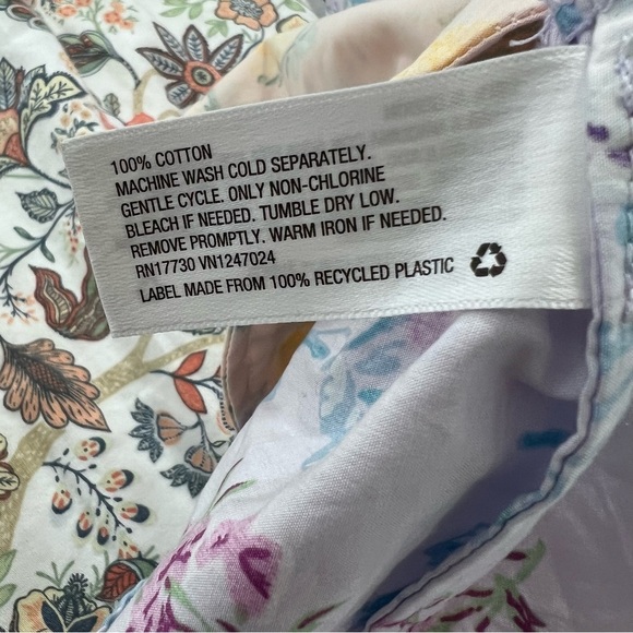 LOVE SHACK FANCY x TARGET Jeanne Dress Womens Medium Floral Tiered Mini N - Picture 5 of 7
